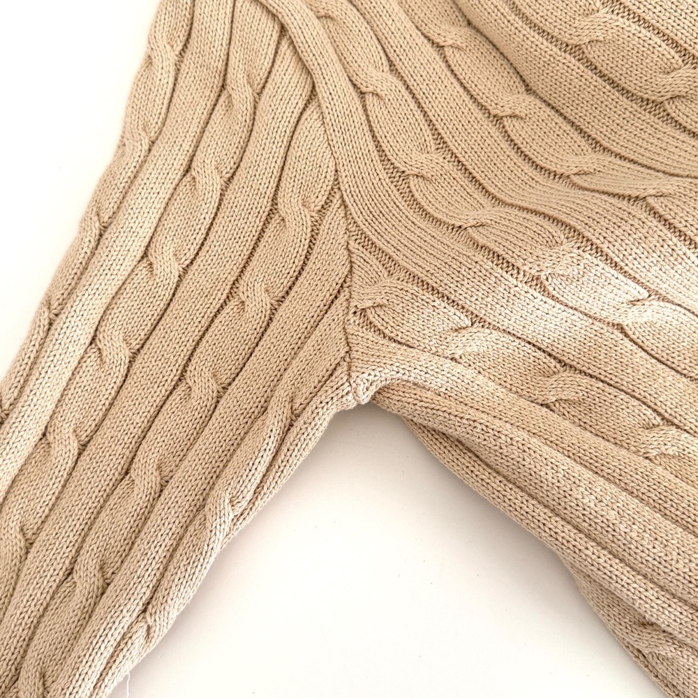Polo Ralph Lauren Cable-Knit Cotton Crewneck Sweater - Picture 9 of 14